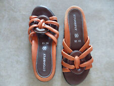 "STONEFLY" CIABATTINE DONNA IN PELLE MIS. 36 TACCO CM.3 PERFETTE COME NUOVE !!!