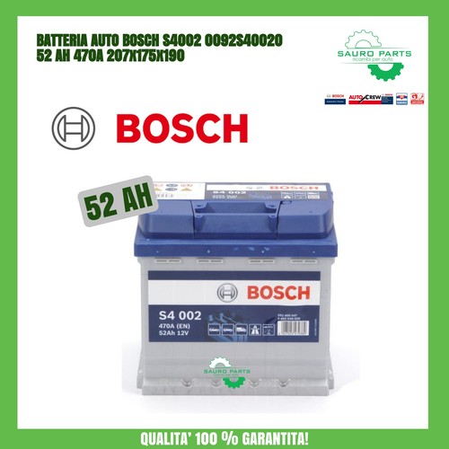 Batteria auto bosch s4002 - batteria,