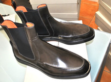 SANTONI STIVALETTO  PELLE 980,00 CART. 42 MARRONE SANT-25A08