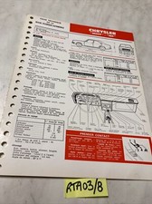 Scheda Tecnica Automobile