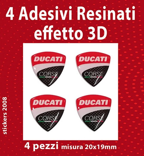 Adesivi resinati ducati - adesivi,