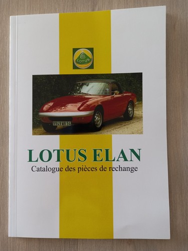 Lotus elan catalogue - catalogue, des