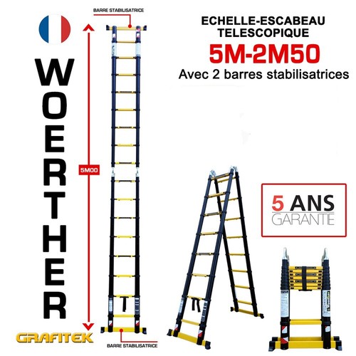 Scala telescopica metri 50 - scala,