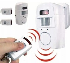 Antifurto Allarme Con Sensore Sirena 105 db Con 2 Telecomandi Per Casa Ufficio