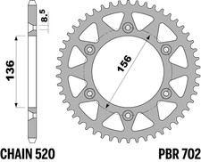 CORONA ERGAL DURO 48 DENTI PER