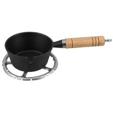  Pentole in Ghisa Padella Piccola Casseruola Pentola Scalda Burro