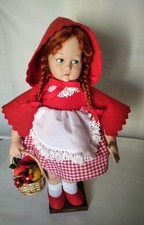 COLLEZIONE  LENCI  BAMBOLA CAPPUCCETTO ROSSO IN PELLE - PRODUZIONE UNICA