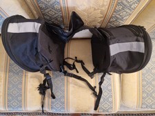 Borsa Sella Moto Borsone Capacità espandibile Borse Laterali Moto Side Bags Seat