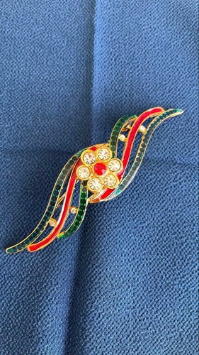 Spilla vintage con fiore - ,