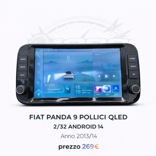Autoradio fiat panda pollici - fiat, 9