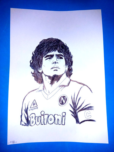 Disegno maradona napoli - disegno,