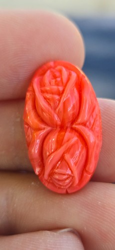 Large double rose cabochon - large,