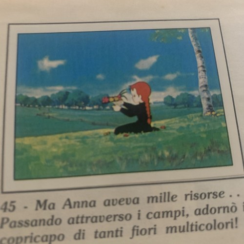 Figurina anna dai capelli - n.45,