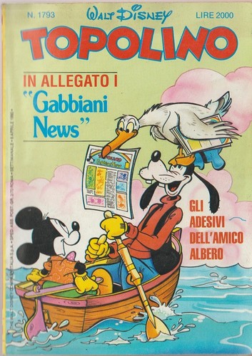 Fumetto topolino 1793 aprile - topolino,
