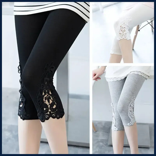 Leggings donna estivi - , pizzo