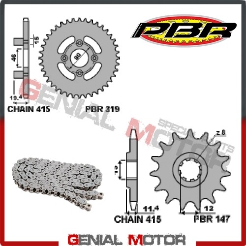 Ek1160 kit catena corona - kit,