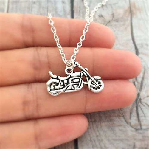 Collana moto argento - collana, harley