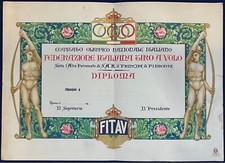 CONI FITAV DIPLOMA FEDERAZIONE