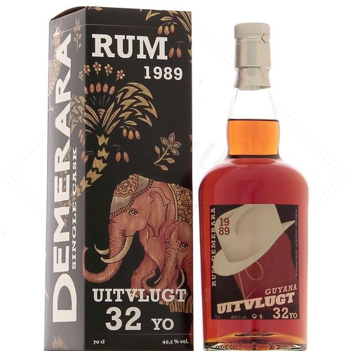 Rhum single cask 1989 - , uitvlugt