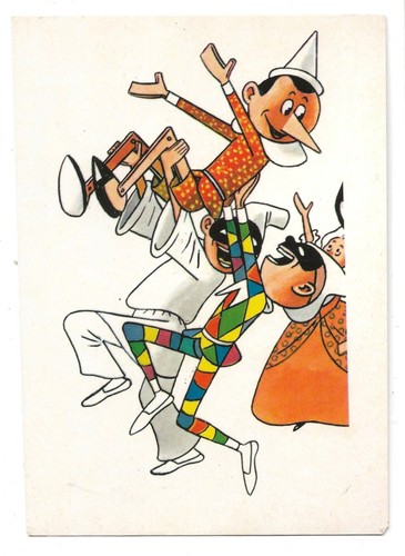 Cartolina arlecchino - cartolina, e