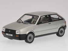 Seat Ibiza 1984 silver diecast
