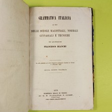 GRAMMATICA ITALIANA BIANCHI
