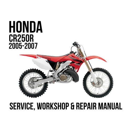 Honda cr250 cr250r 2005 - honda,