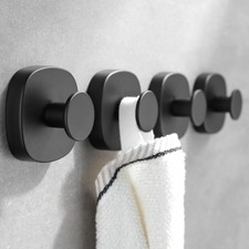 Daoun 4 Pezzi Ganci a Ventosa per Doccia, in Acciaio Inox per Bagno