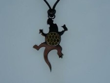 COLLANA ZOPPINI CON CIONDOLO IN ACCIAIO E ORO DA UOMO