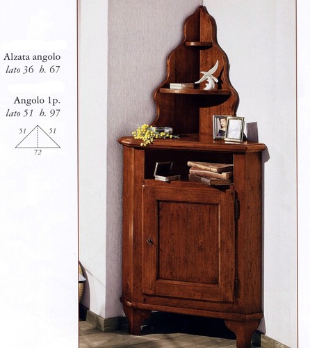 Angoliera con alzata - con,