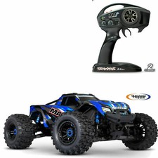 Traxxas# TRX89086-4-BLUE Wide Maxx Monster Truck blu brushless 4S 1:10 TQI 95 km