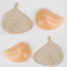 Mastectomia a forma di seno in silicone tetta finta con sacchetto di cotone sinistra/destra