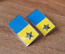 Mostrine  225° Fanteria  Arezzo - Esercito Italiano - marcate Bomisa