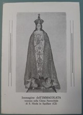 ☆ santino MADONNA IMMACOLATA antica Chiesa Squillace Calabria Chiesa delle Donne