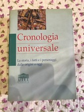 CRONOLOGIA UNIVERSALE - UTET -