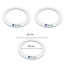 3 PZ RICAMBIO GUARNIZIONI X CAFFETTIERA LAVAZZA PRINCIPESSA 3 TZ DIAM. 7 CM