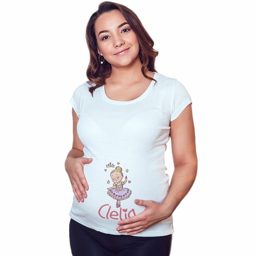 Maglia premaman grafica
