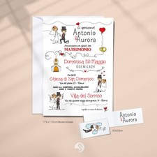 Partecipazioni Matrimonio “Wedding Sky Classic”