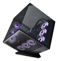 AZZA PC GAming Gehäuse Cube Plus 1002 USB3.0/C black Telaio cube ATX CSAZ-1002