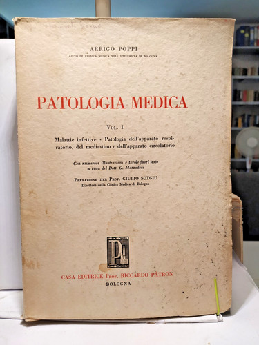 Patologia medica vol i - patologia,