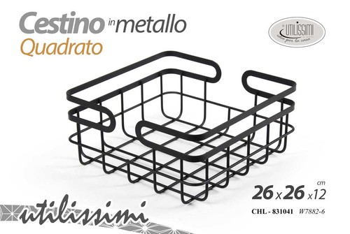 Cestino cucina pane frutta