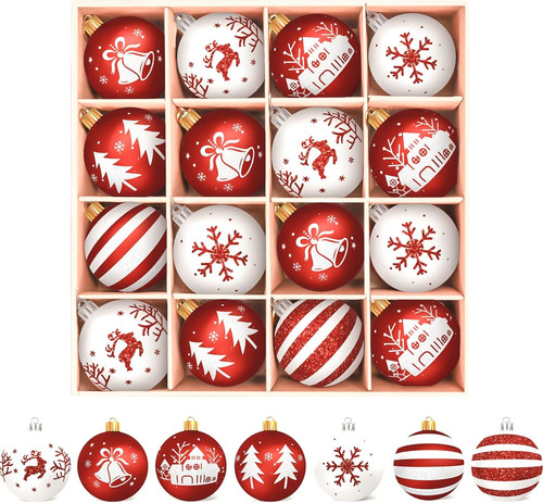 Palline natale bianche e - natale,