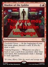 MTG SHADOW OF THE GOBLIN EXC - L’OMBRA DEL GOBLIN 87 - SPM - MAGIC
