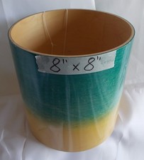 Fusto in Acero Maple 8" x 8" laccato lucido  bicolore tom tamburo percussione ?