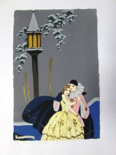 Splendida cartolina pochoir - splendida,