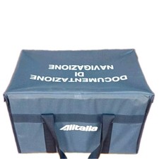 Alitalia Linee Aeree Italiane Borsa Documentazione Di Navigazione Aereo Vuota 