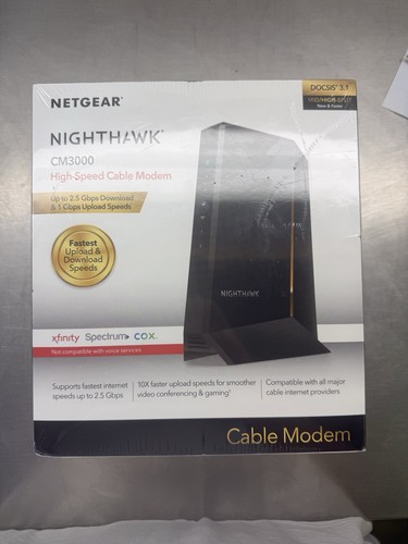Netgear nighthawk cm3000 modem - netgear,