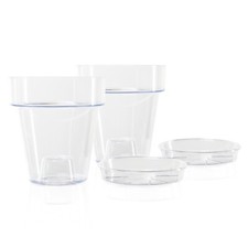 Kit vaso sottovaso - e,