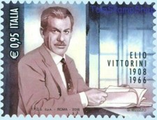 Italia 2016 Elio Vittorini Scrittore Libri Letteratura Scrivere Persone 1v MNH