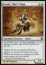 MTG KATAKI, WAR's WAGE PLAYED - KATAKI, FRUTTO DELLA GUERRA - SOK - MAGIC